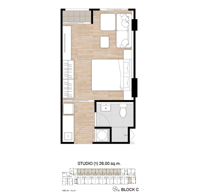 V168_BW_Furniture Plan_Typical C_20220920_C05-C16.C21 | 2024 / 2567 ...