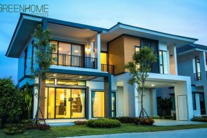 กรีนด์โฮม อยุธยา Green Home Ayutthaya บ้านแฝดและบ้านเดี่ยว บนถนนสายเอเชีย